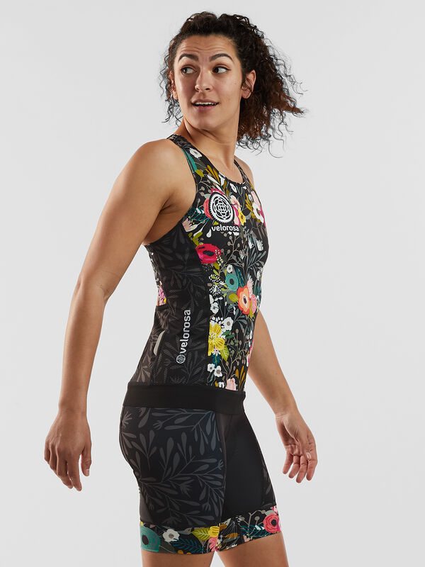 Ride Relentless Cycling Tank Top - Night Garden, , original