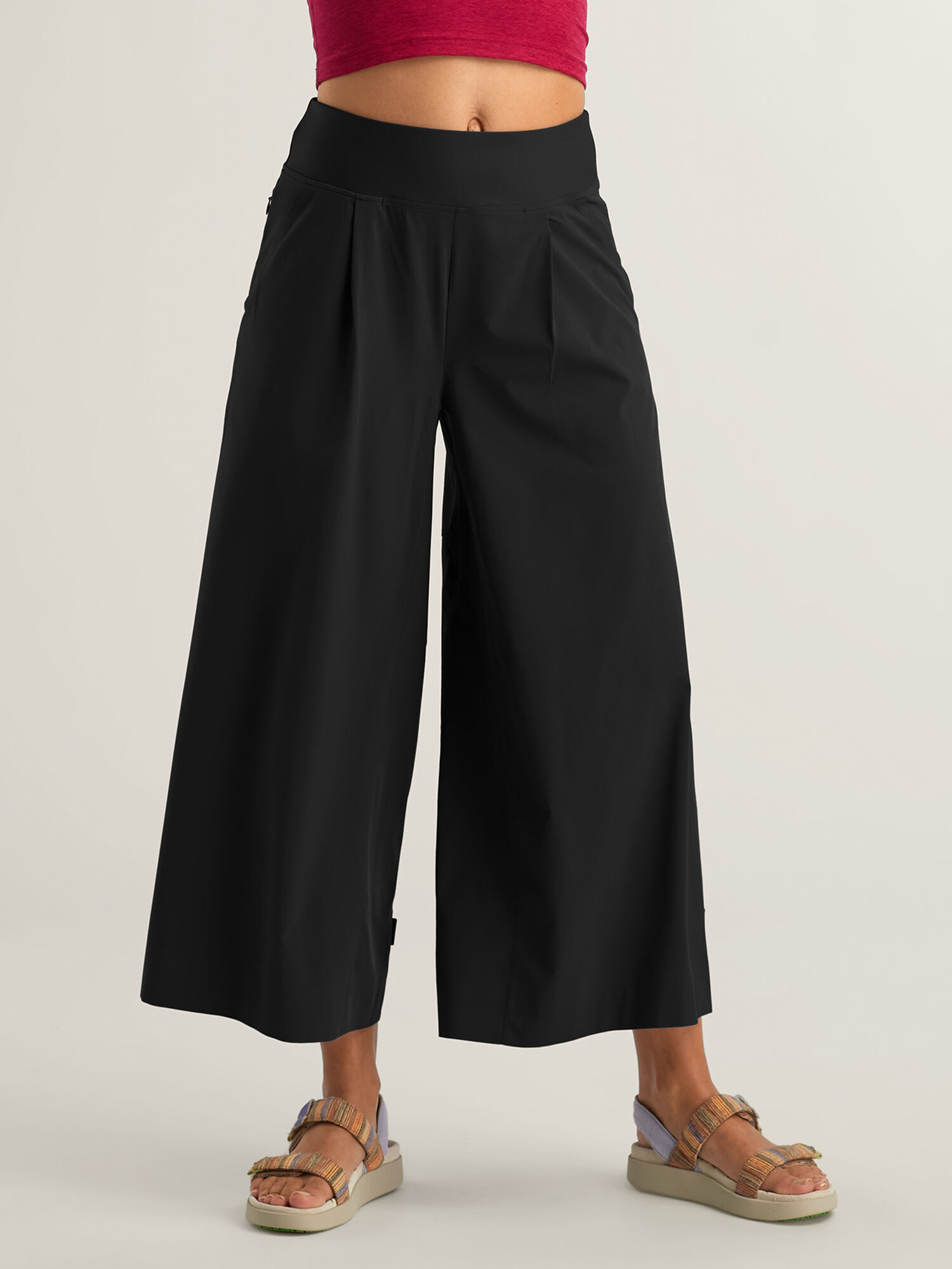 Round Trip Wide Leg Pants, , original