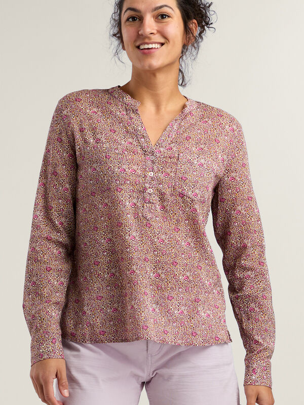Moorea Gauze Long Sleeve Top, , original
