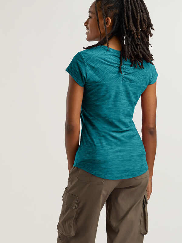 Ruched T Shirt Short Sleeve Grace