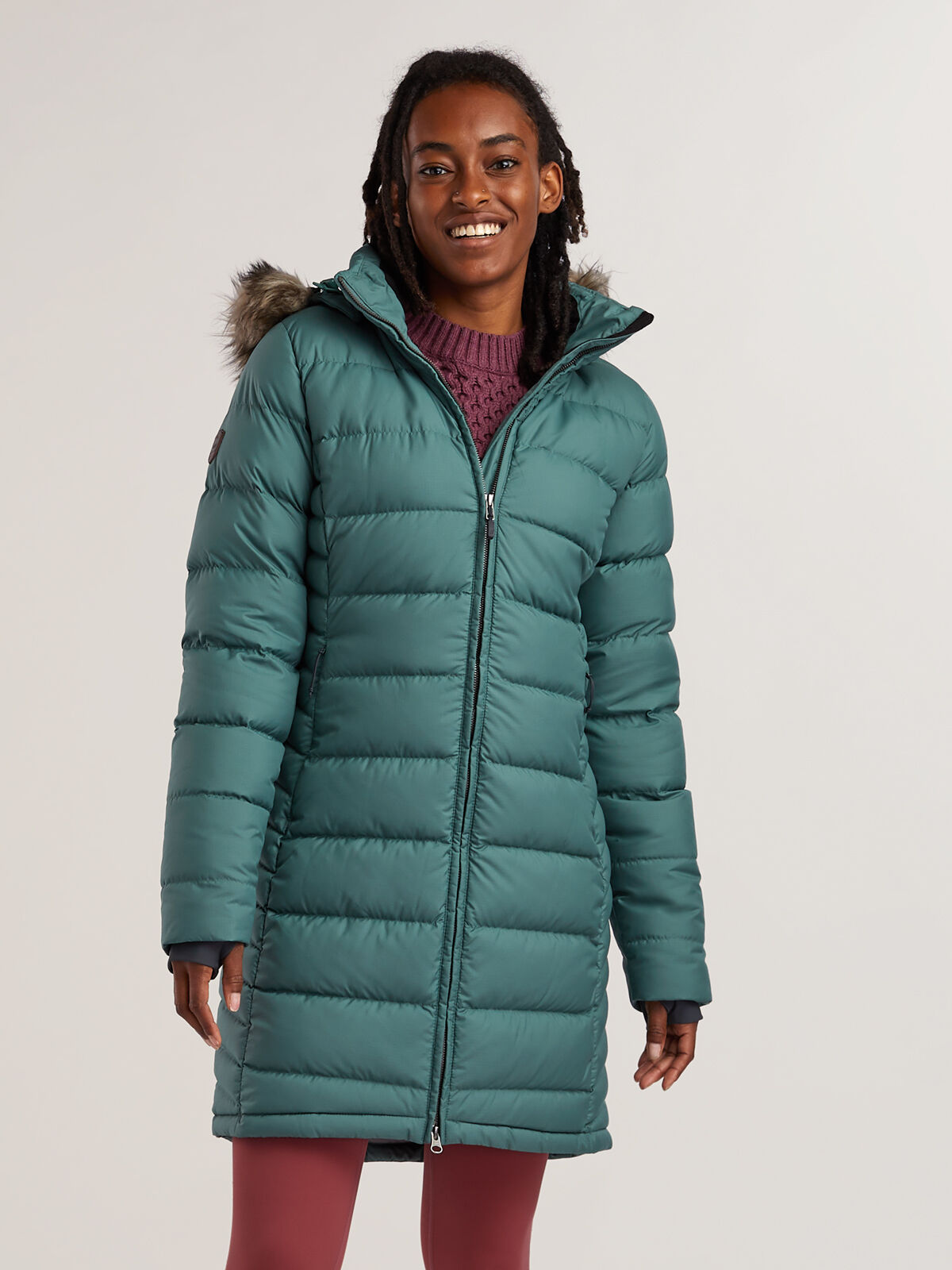 ボウエー　FLARE JIP UP PARKER Long Puffer Jacket Business Class Parka | Title Nine