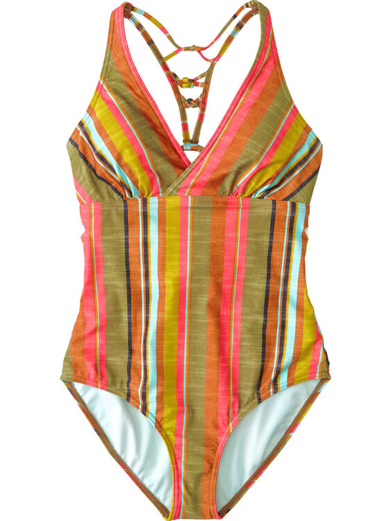 Fergusen One Piece Swimsuit - Cacti Soleil Stripe, , original