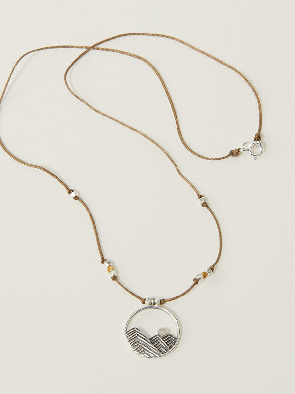 Sterling Silver Outdoor Pendant Necklace Landscape