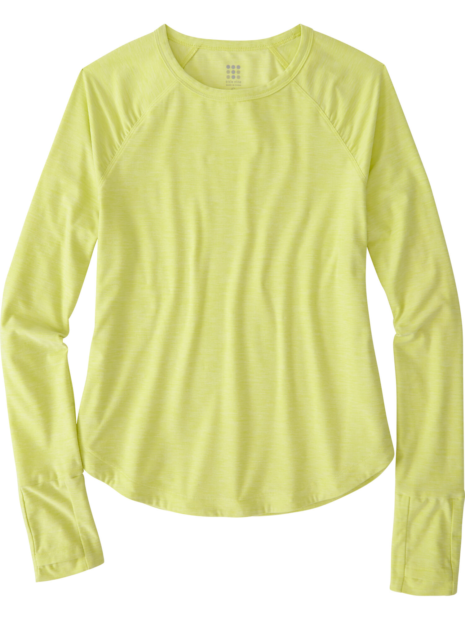 Grace Raglan Long Sleeve Tee - Curved Hem, , original