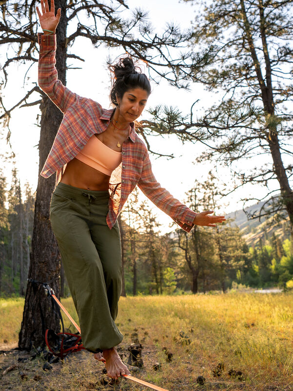 Plaiditude Button Down Shirt Cropped Length