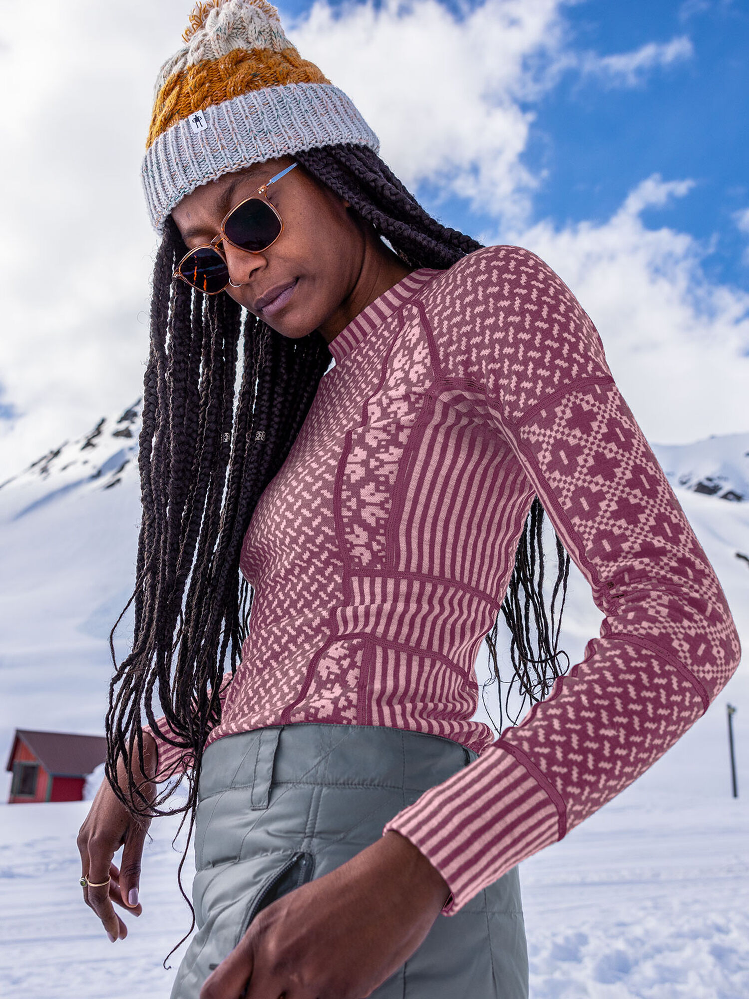 Freestyle Long Sleeve Top, , model