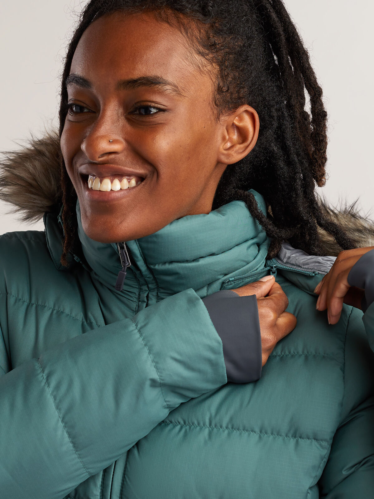 ボウエー　FLARE JIP UP PARKER Long Puffer Jacket Business Class Parka | Title Nine