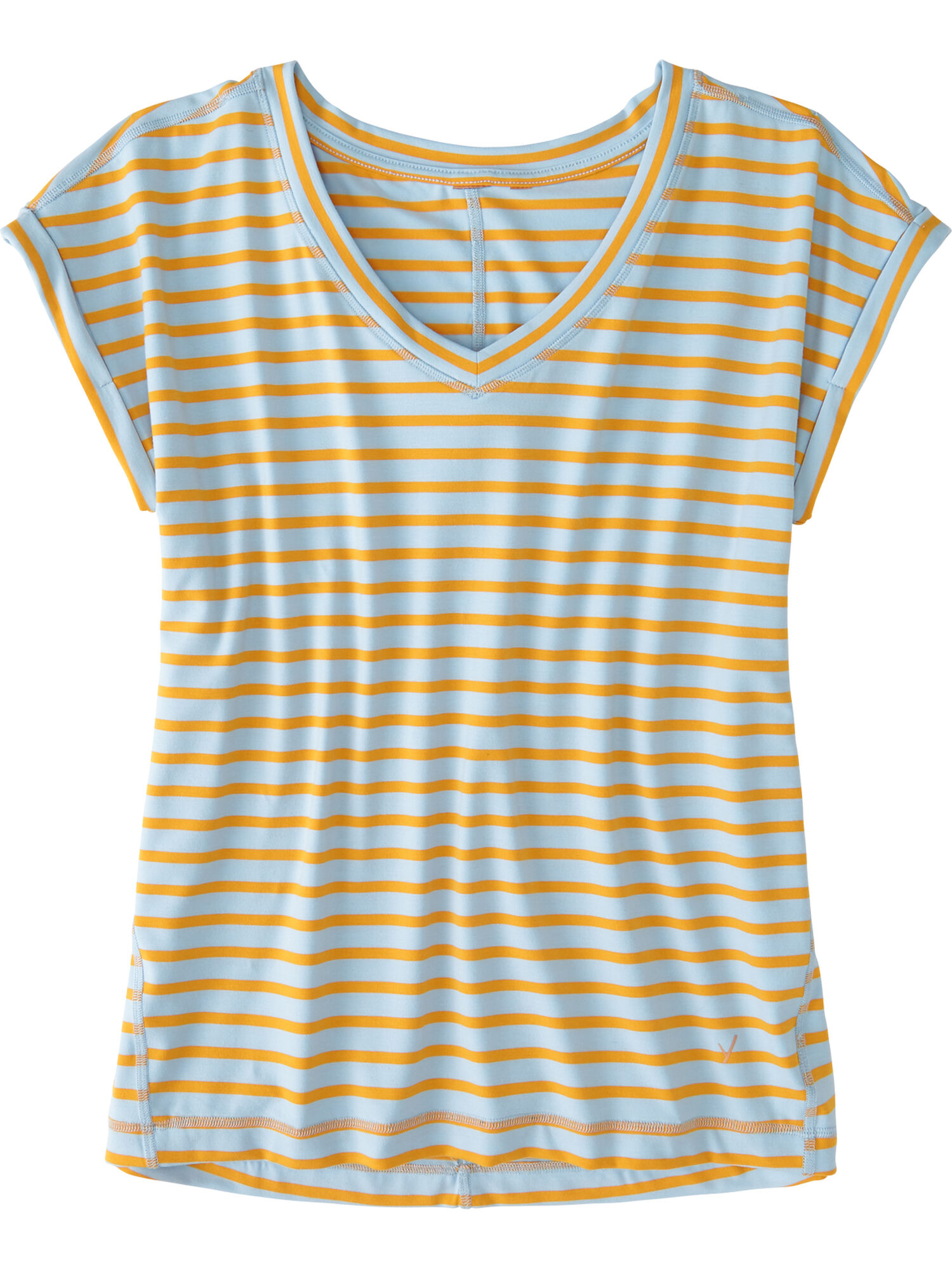 Fluent V Neck Short Sleeve Tee, , original