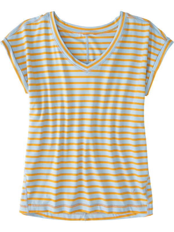 Fluent V Neck Short Sleeve Tee, , original