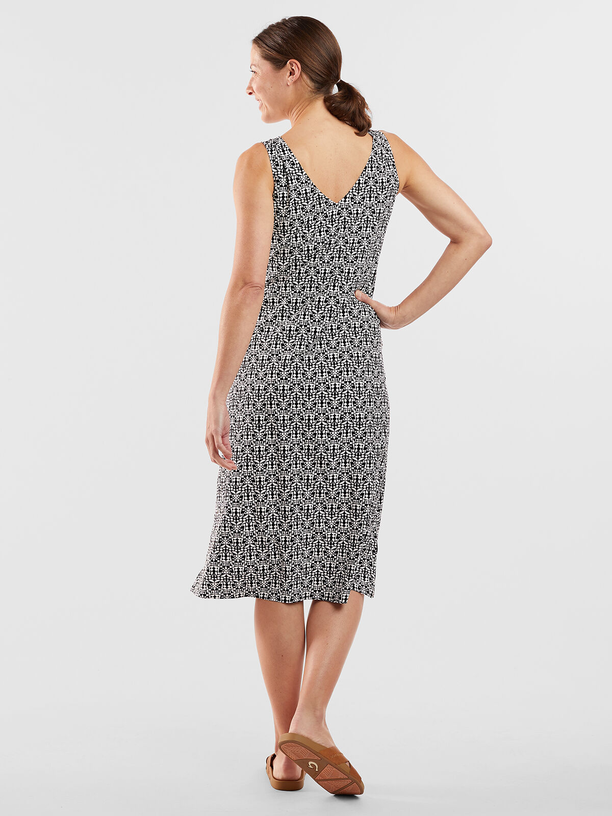 Casual Midi Dress: Round Trip Turkish Delight | Title Nine