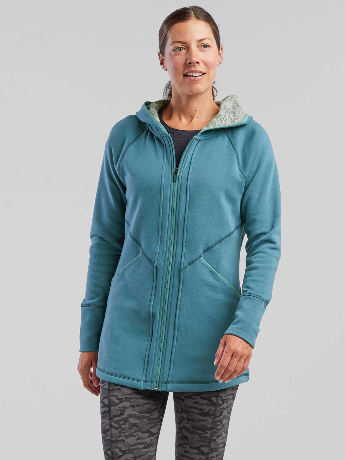 Tunic Hooded Sweatshirt Mighty Title Nine