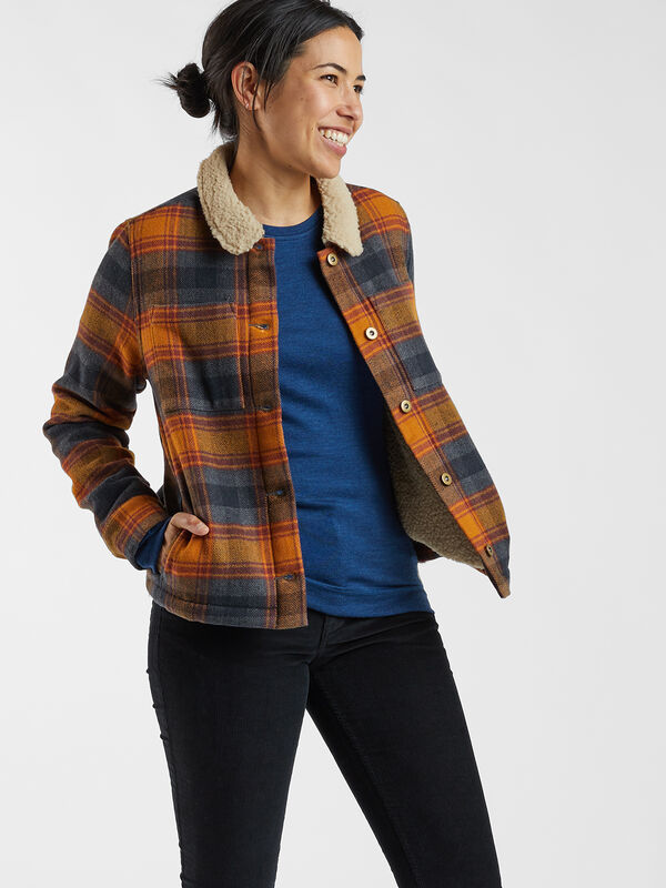 Recycled Lumberjill Jacket, , model
