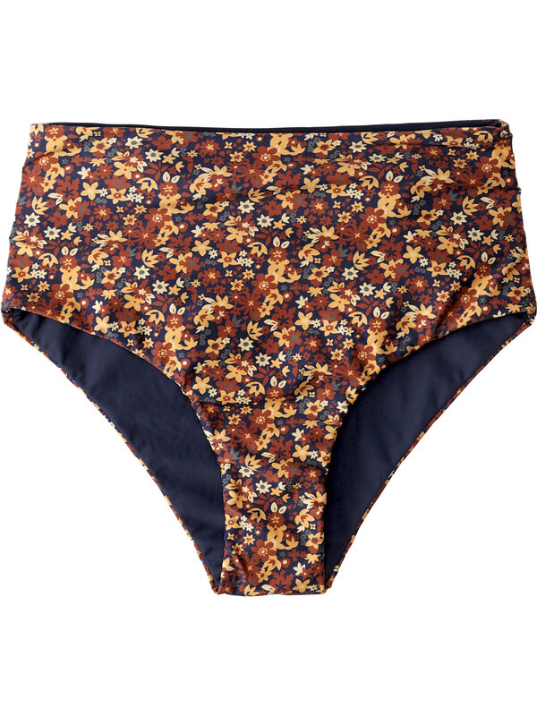 Chameleon High Waisted Bikini Bottom - Paprika Floral, , original