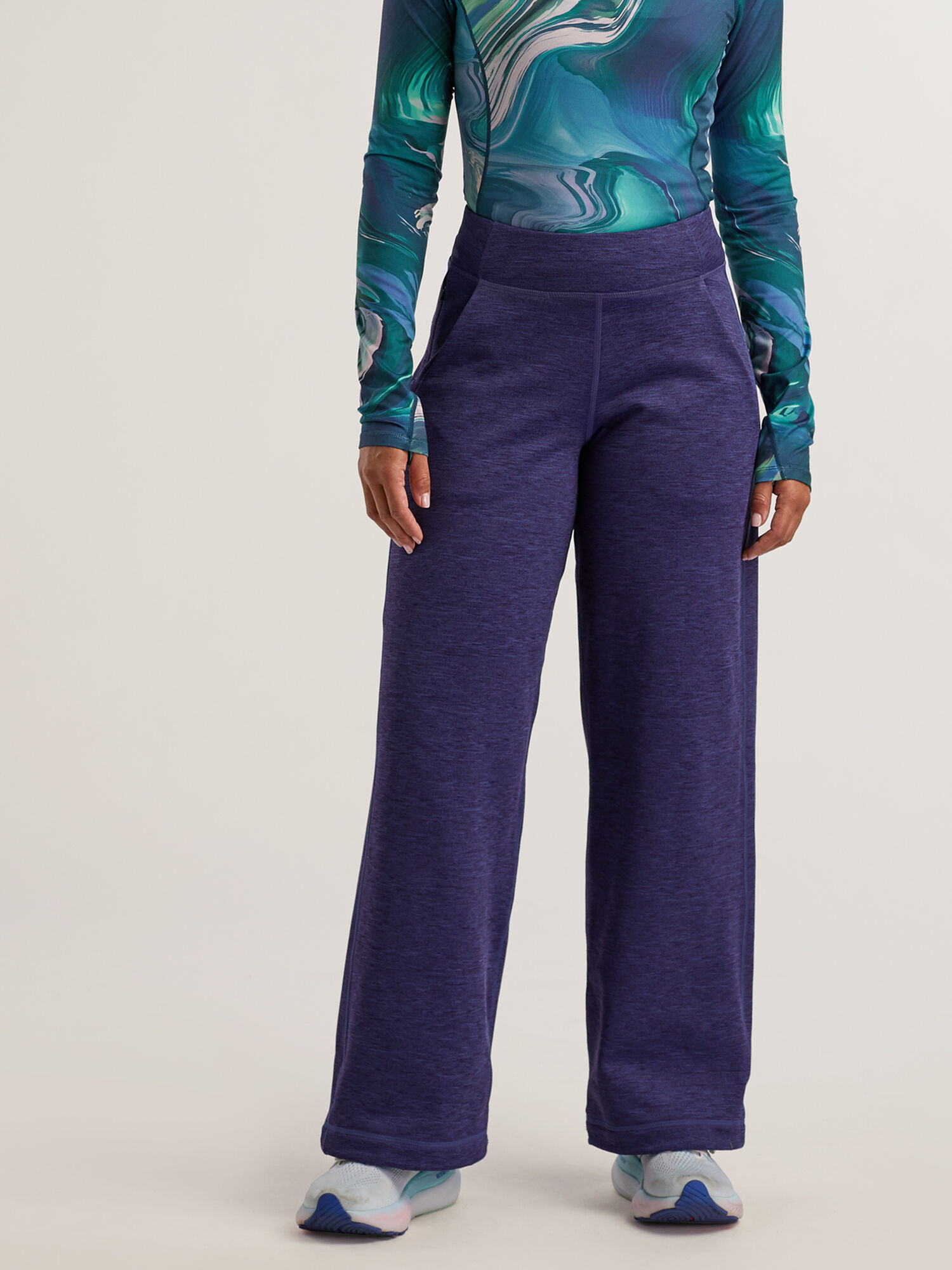 Crash Fleece Lined Wide Leg Pants, , original