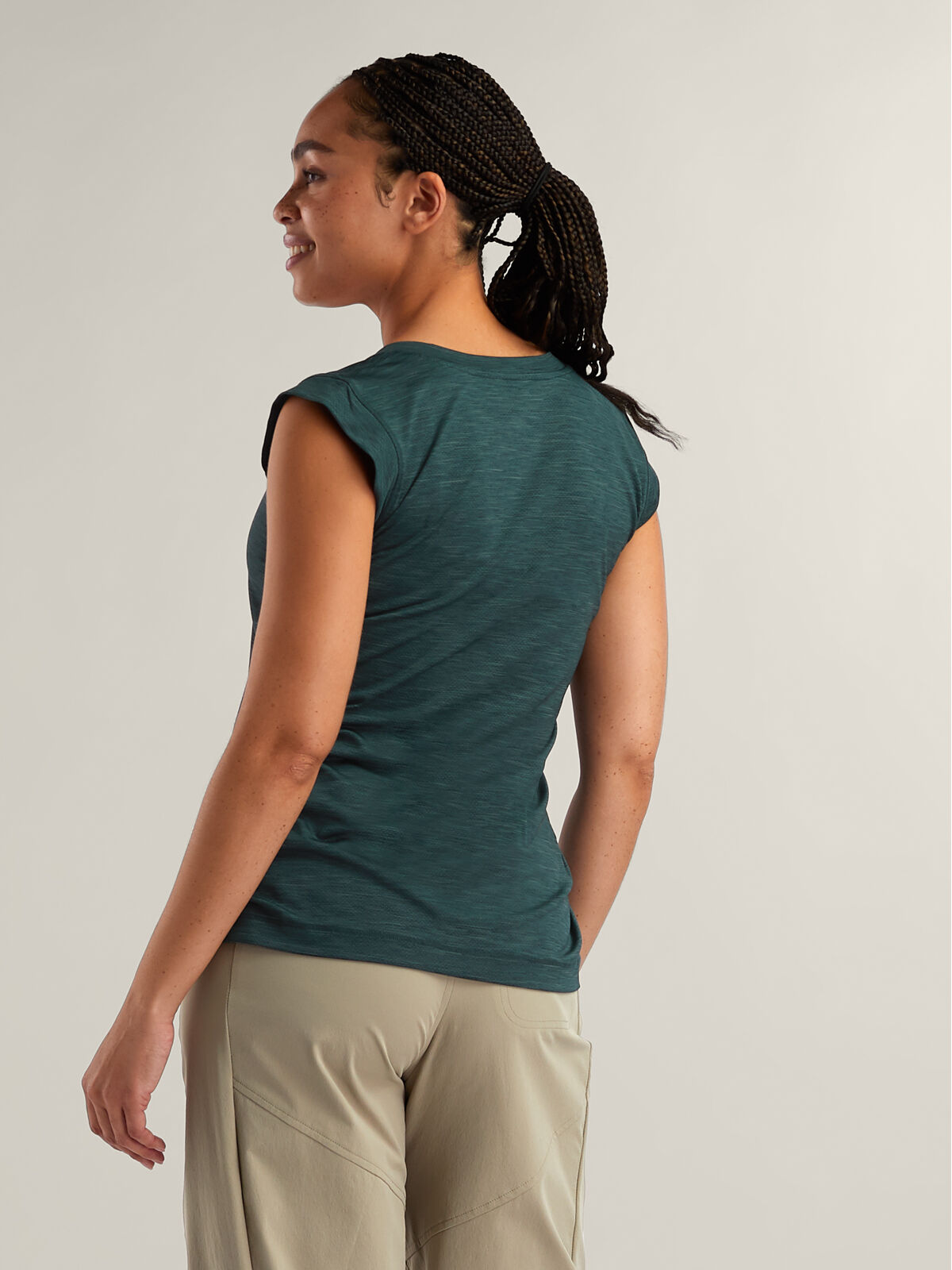 Solar Flair Ruched V Neck Tank Top UPF 30 | Title Nine