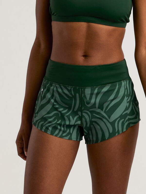 Women&rsquo;s Swim Shorts with Built-In Brief Wahine - Marbella