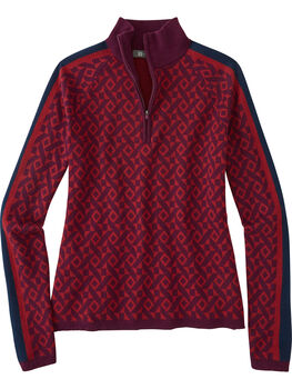 Women's Quarter Zip Sweater: Super Power