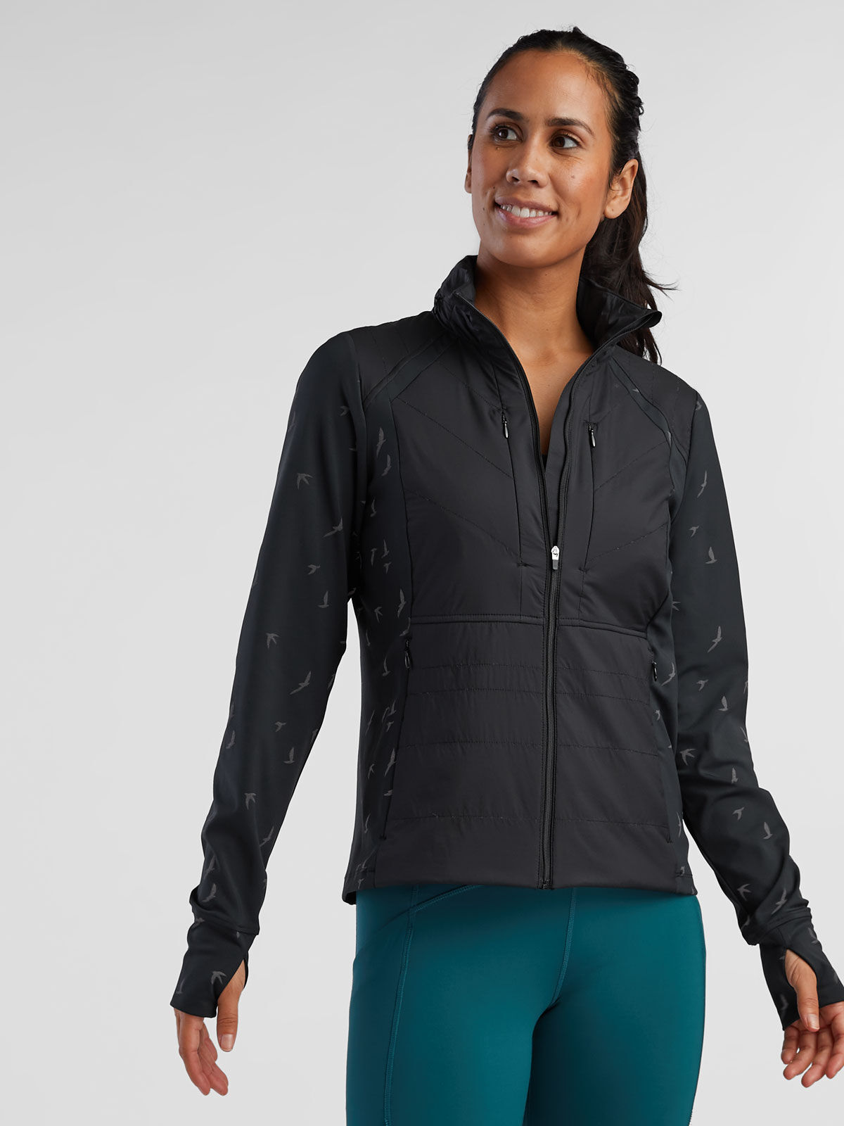 Firecracker Insulated Reflective Zip Up Jacket Title Nine