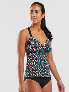 Metis Underwire Tankini Top - Wild Waves