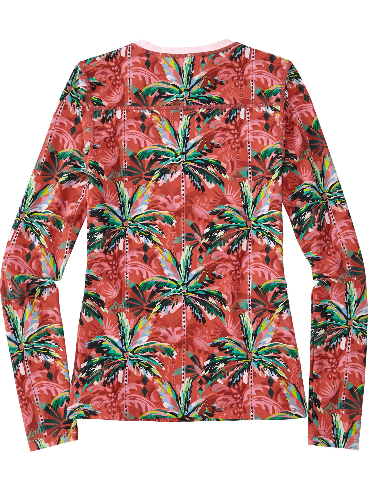 Maaji Women's Diver Rash Guard - Flame Palms Outlet