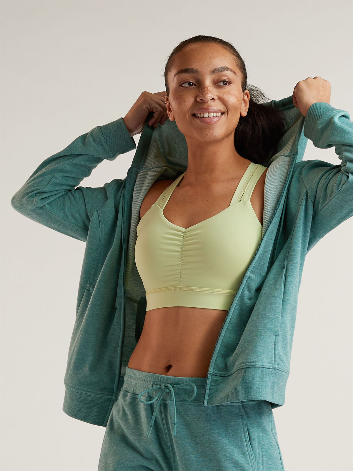 Women's Full-Zip Hoodie: Bonfire | Title Nine