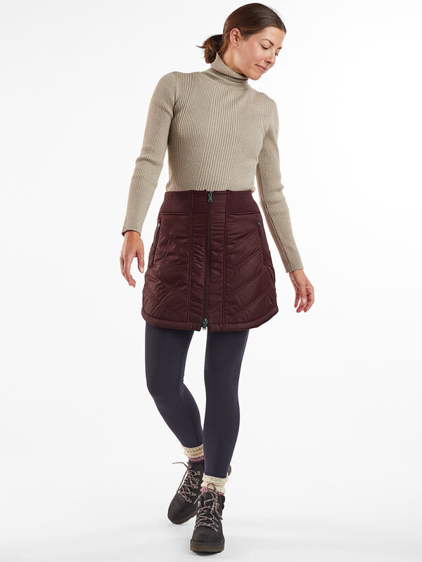 Zero Chill Quilted Skirt, , model