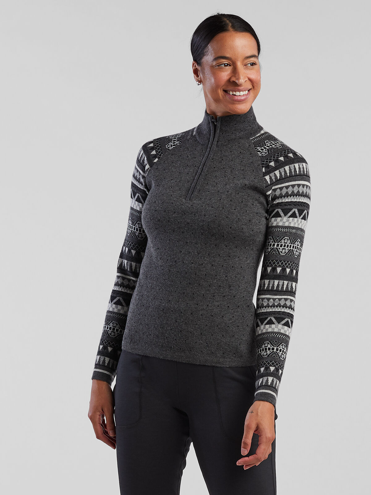 【特価】 Chamonix Sweater: Zip 1/4 Power Super Women's | Nine Title トップス