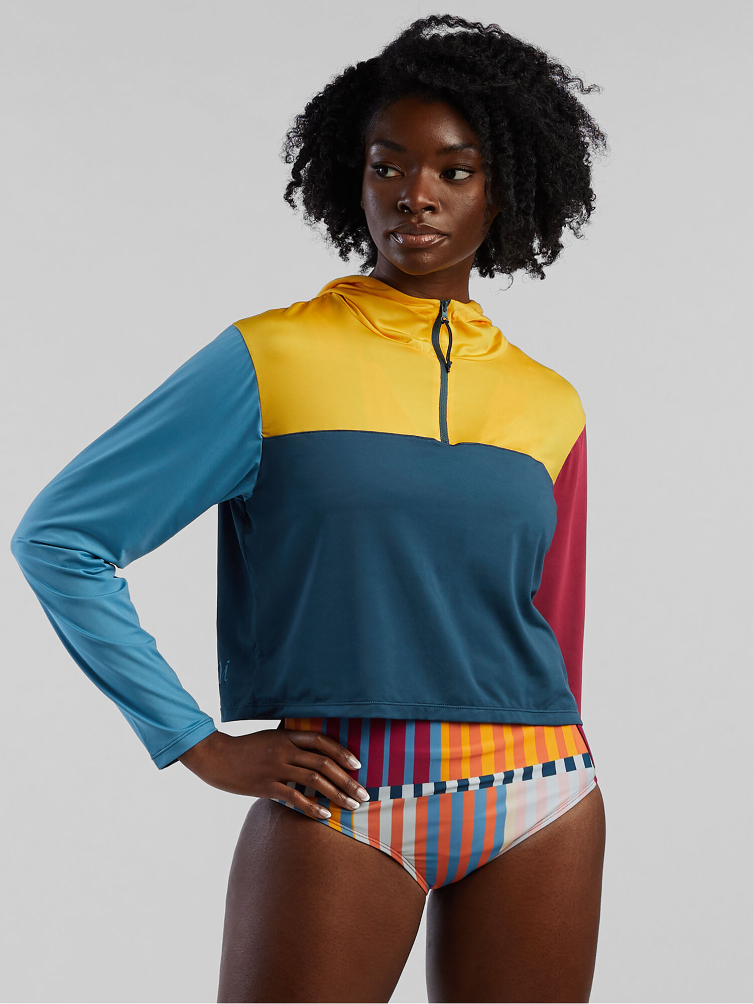 Sunshade 1/4 Zip Hoodie - Ibiza, , original