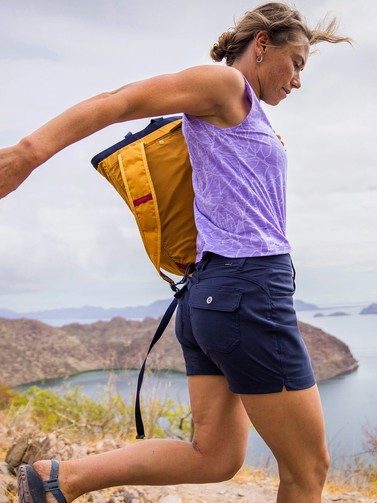 Women's Muscle Tank Top: Ravine - Woodlands