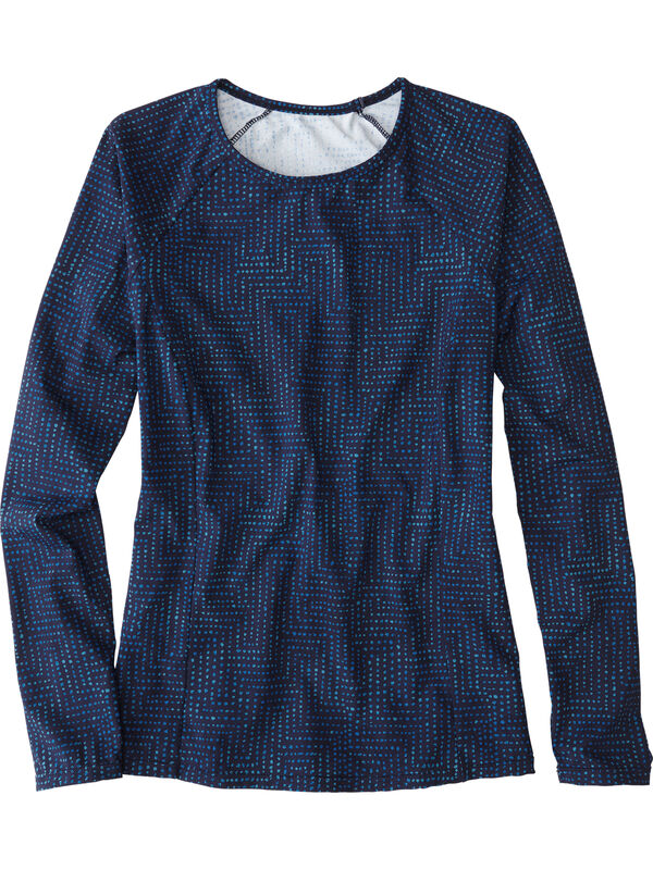 Block Out Long Sleeve Rash Guard - Sand Dunes Dot, , original