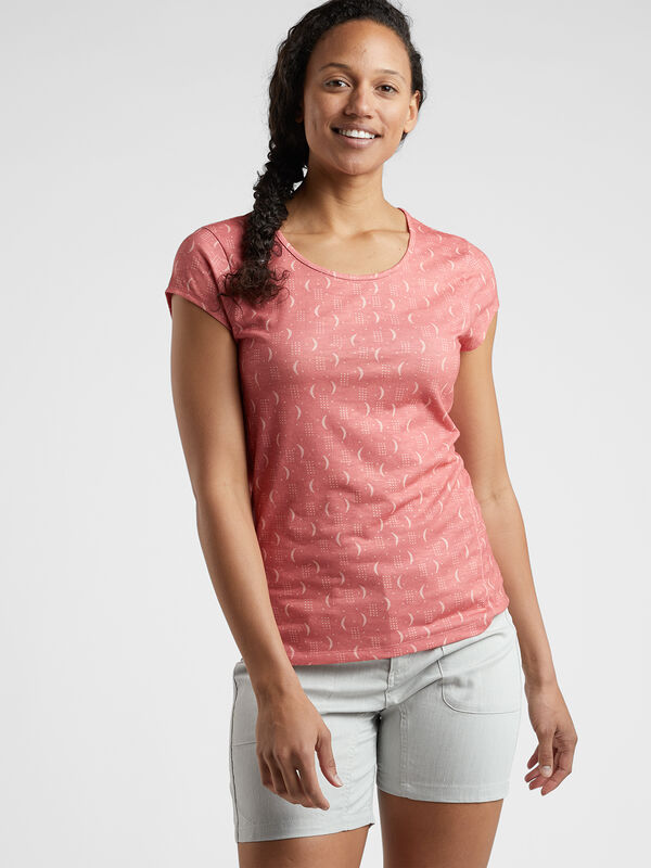 Henerala Short Sleeve Top - Moon Dot, , model