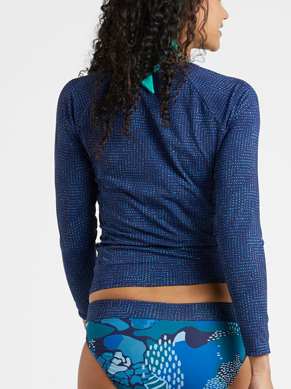 Block Out Long Sleeve Rash Guard - Sand Dunes Dot, , original