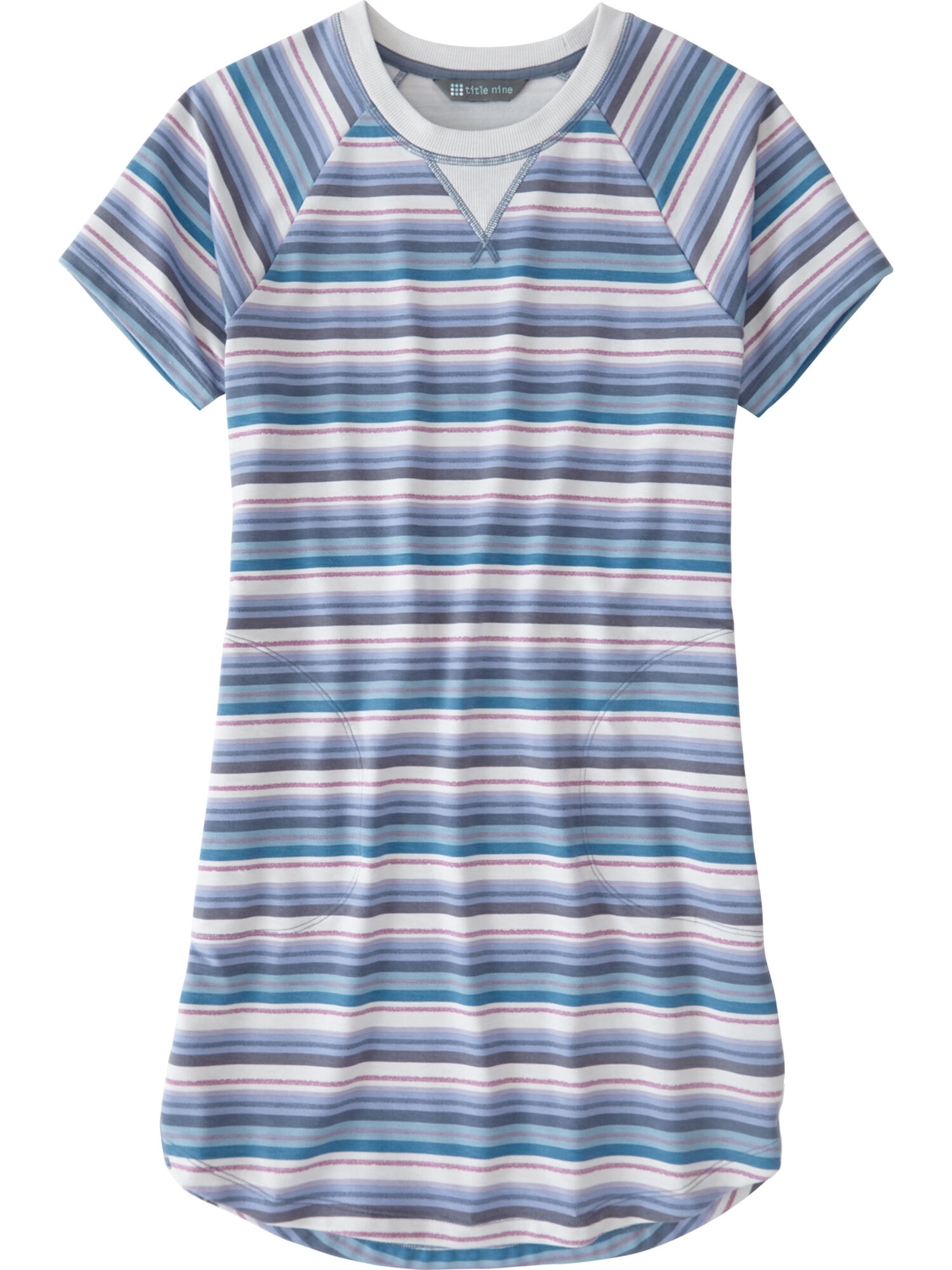 Hideaway Sweatshirt Dress - Horizon Stripe, , original