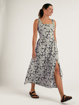 Crusher Column Midi Dress
