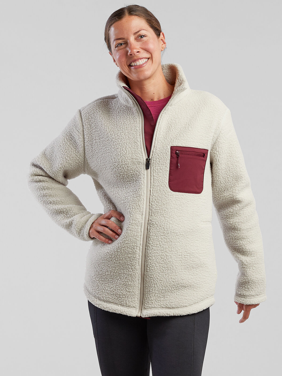 Women s Fleece Jacket Annapurna Title Nine