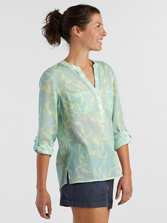 Moorea Gauze Long Sleeve Top, , original