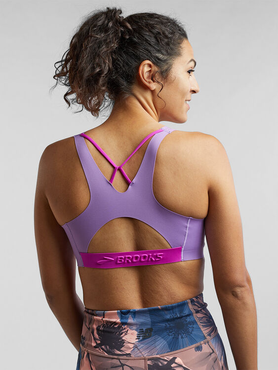 Brooks Sports Bra Racerback V-Neck Run It All