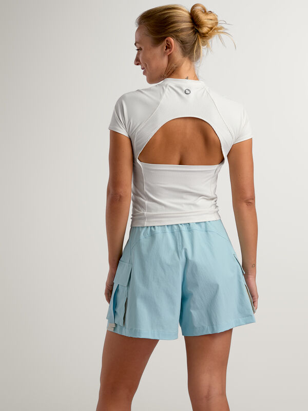 SENIQ Oasis Built-In Bra Short Sleeve Top