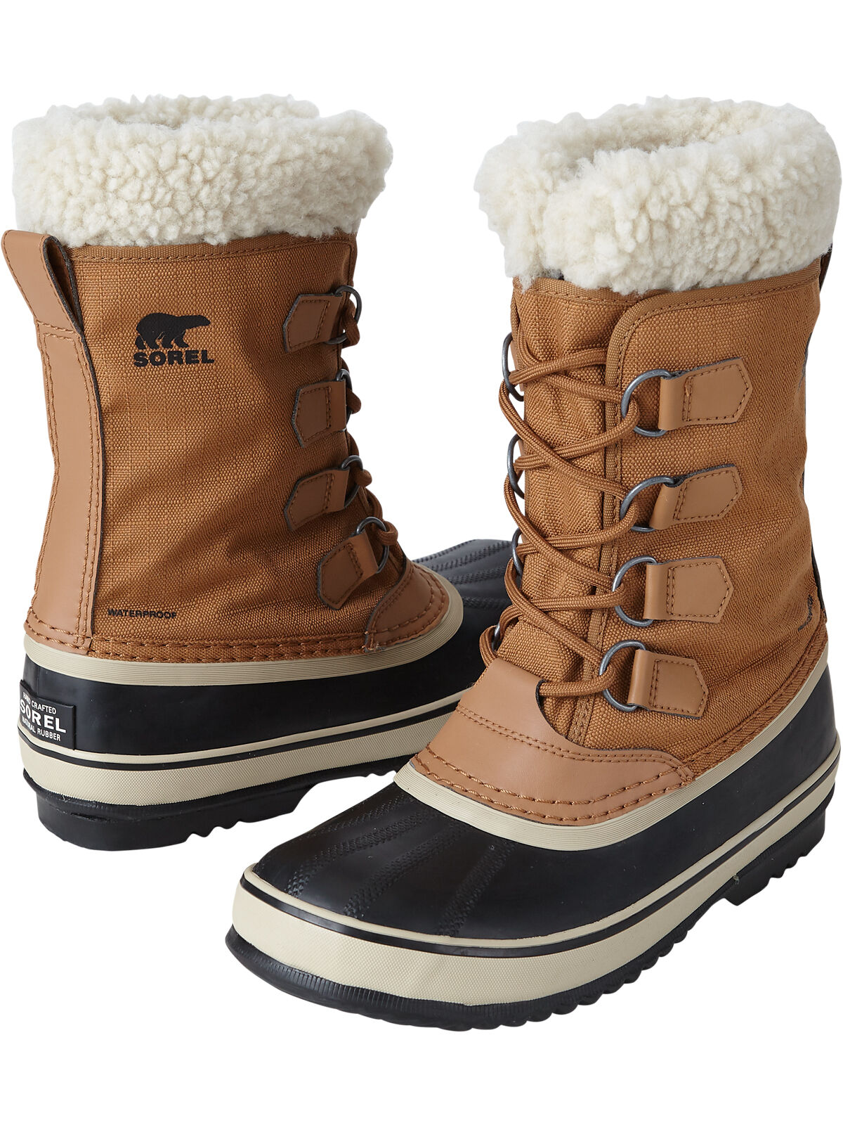 gray sorel boots