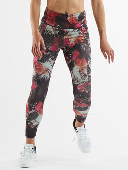 Mad Dash Reversible 7/8 Running Tights - Glacier Meadows