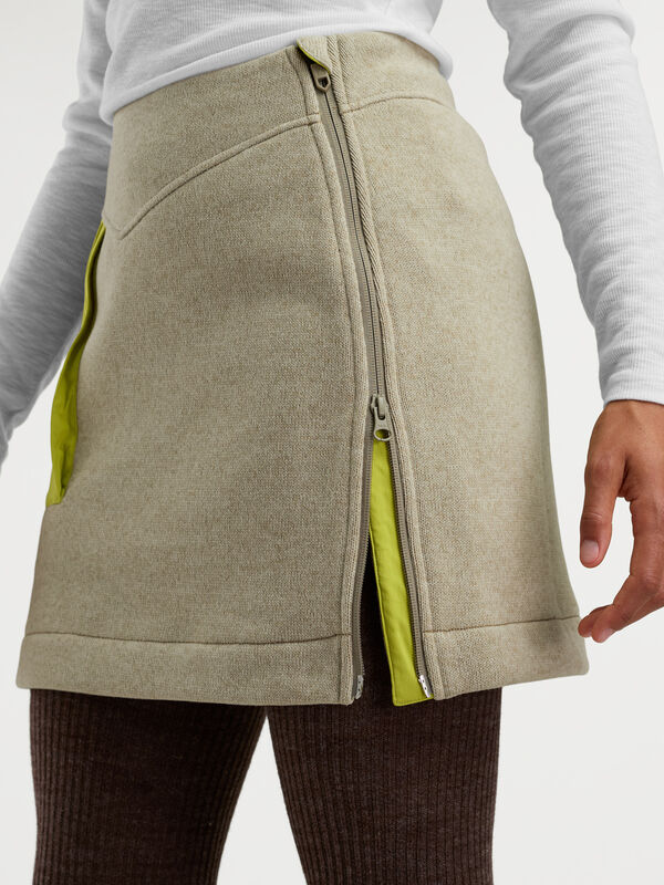 Loop Fleece Skirt, , original