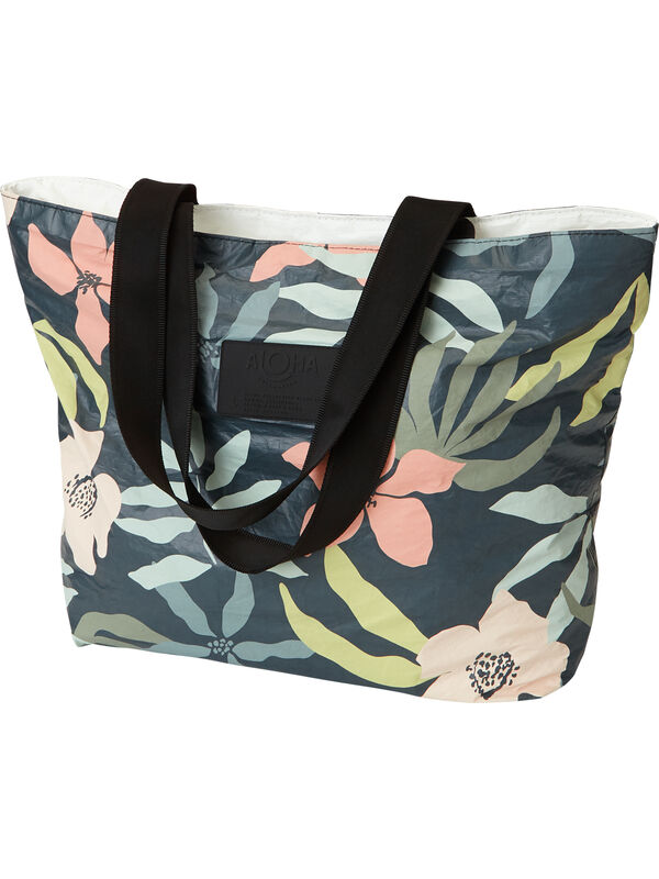 Aloha Zipper Tote Bag - Flora, , original