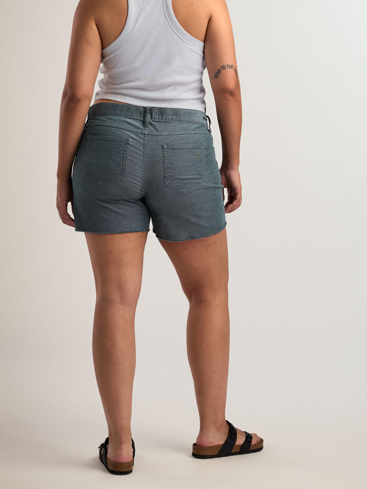 Womens Cut Off Shorts - Corduroy 