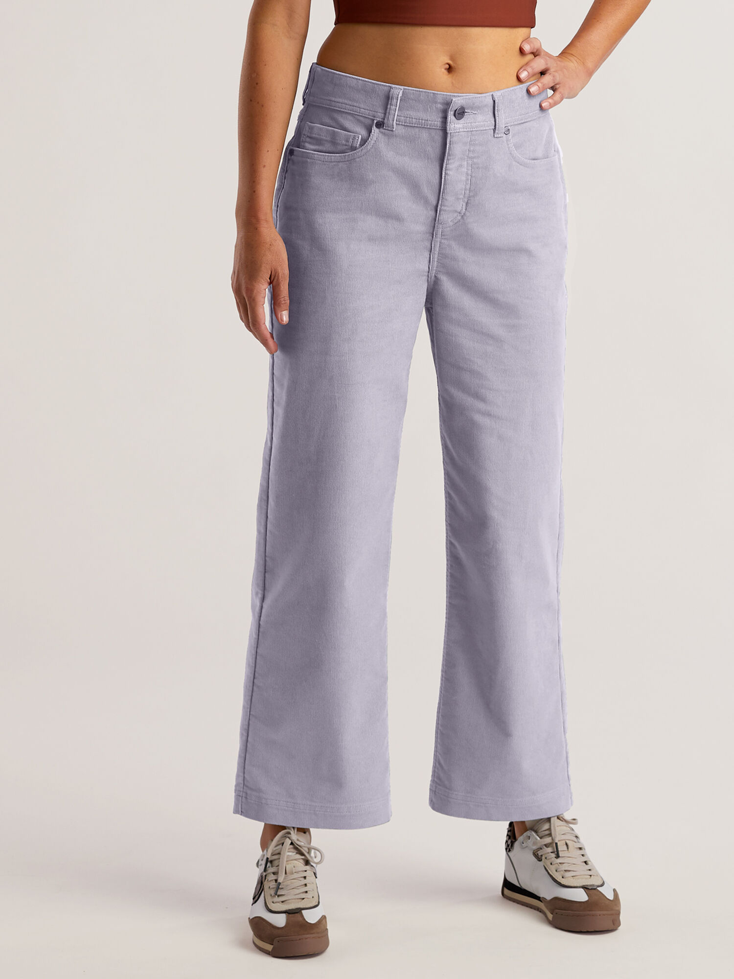 Miraculous Wide Leg Cropped Corduroy Pants, , original