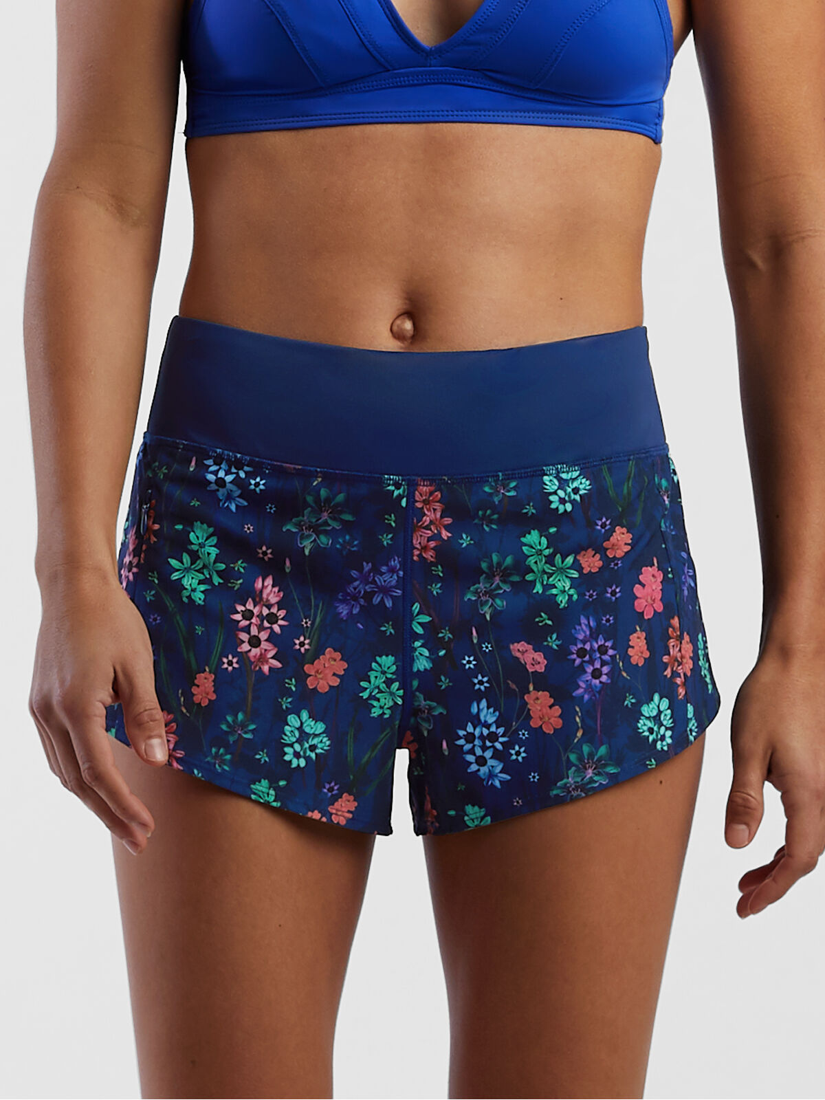 Women's Swim Shorts: Wahine - Starlight Garden