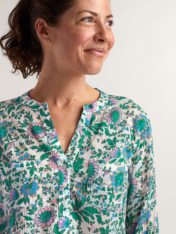 Moorea Gauze Long Sleeve Top, , original