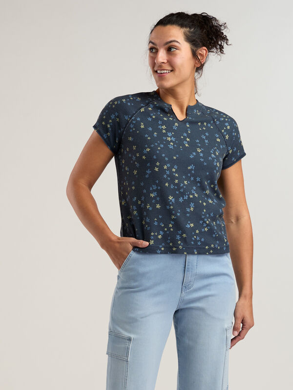 Women&rsquo;s Performance Waffle Knit Tee Nectar