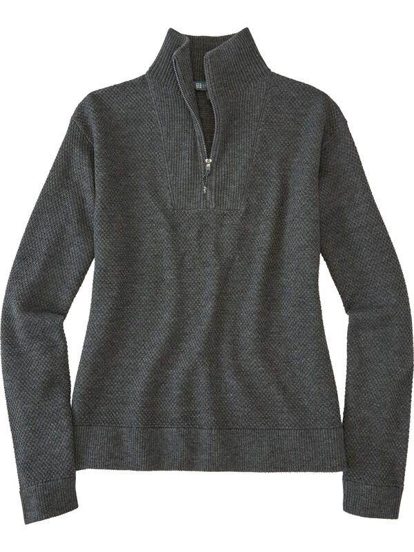 1/4 Zip Merino Blend Sweater: Kickstart - Solid Outlet