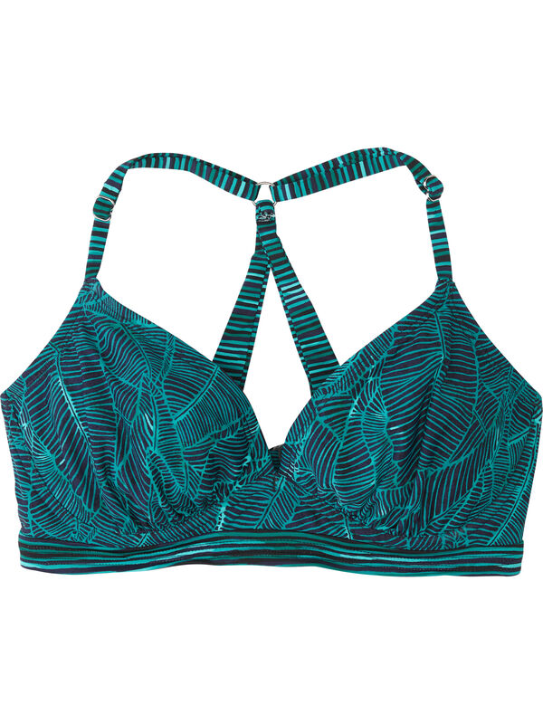 Tsunami Bikini Top - Linear Leaf, , original