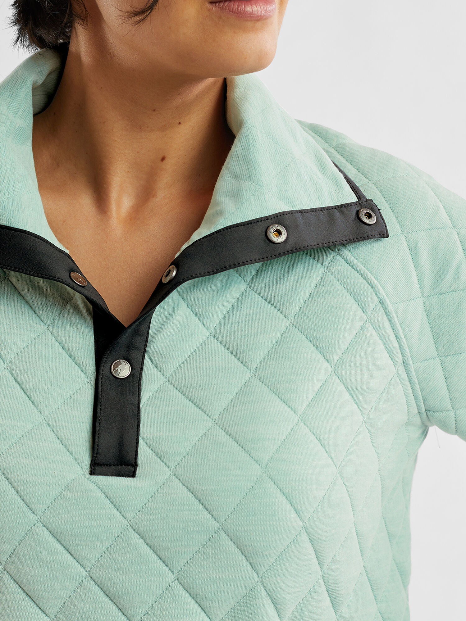 Power Up Quilted Snap Pullover, , original